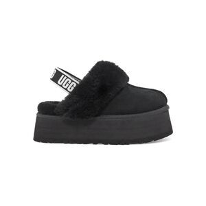 Ugg Funkette Genuine Shearling Platform Slippers